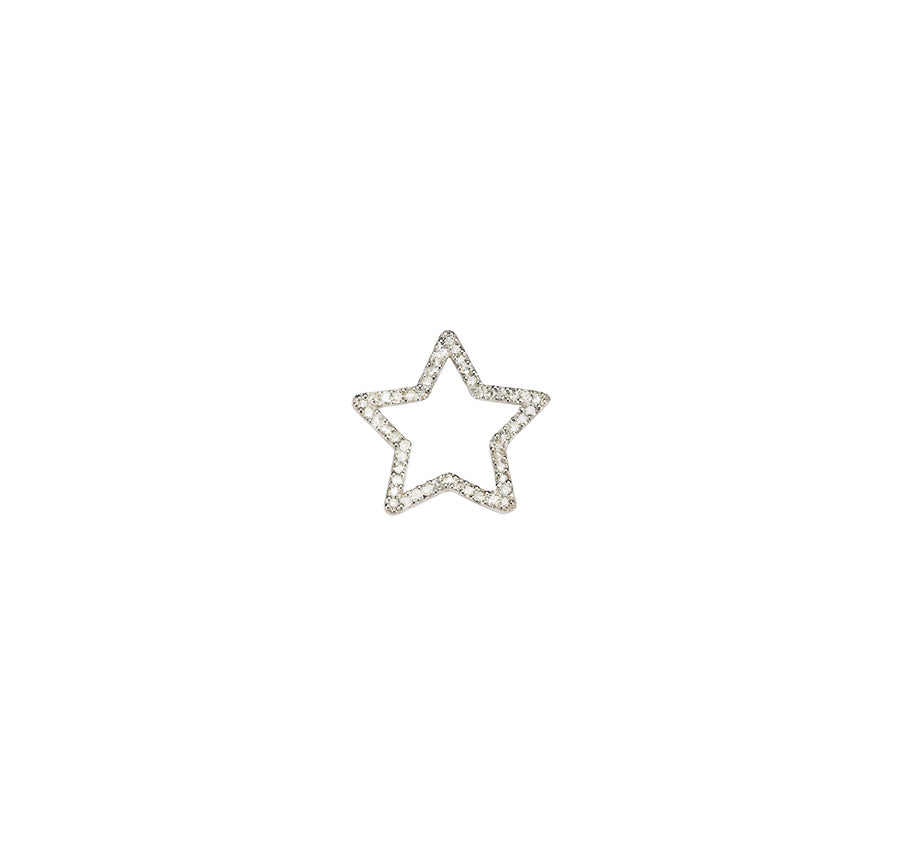 18k Diamond Star Pendant