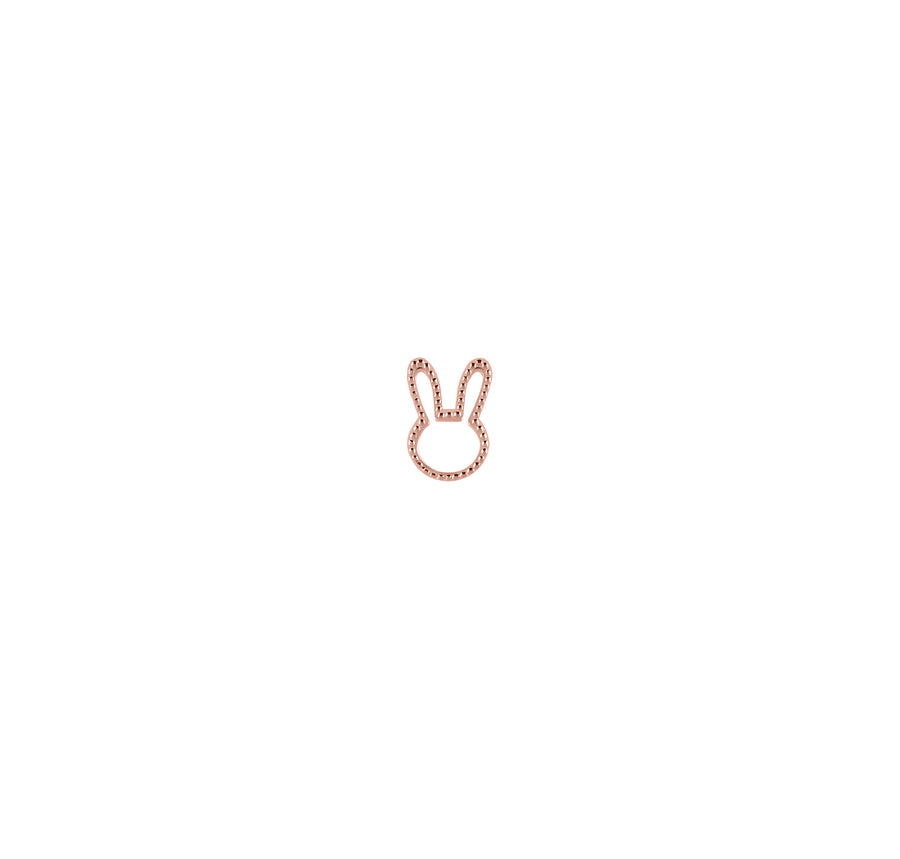 18k Mini Bunny Pendant
